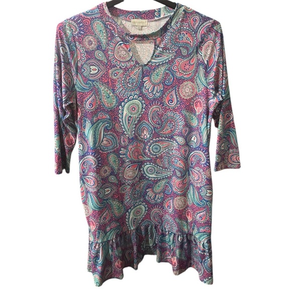 Simply Southern Paisley Print Women's Dress - so soft! - Picture 1 of 7